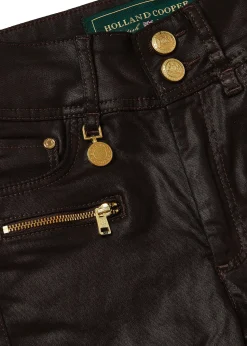 Fashion Coated Jodhpur Jean Women Jeans