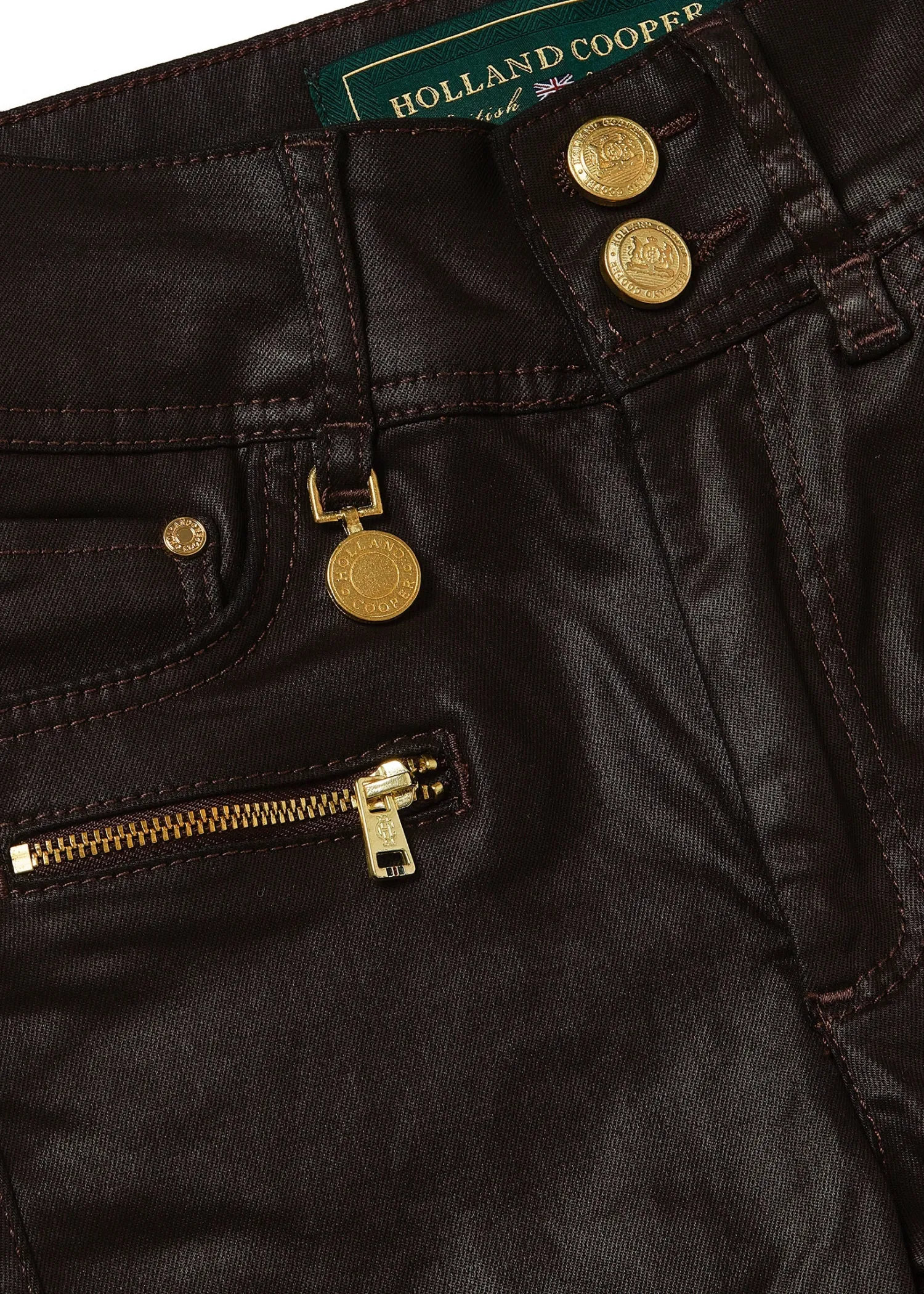 Fashion Coated Jodhpur Jean Women Jeans