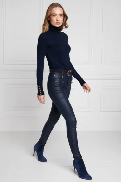Clearance Coated Jodhpur Jean Women Jeans