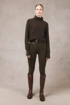 Outlet Contour Trouser (Dark Olive) Women Trousers