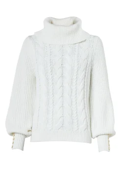 Best Corded Roll Neck Knit Women Knitwear