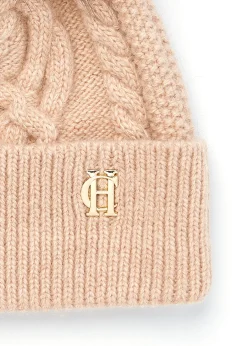 New Cortina Bobble Hat (Camel Champagne) Women Hats & Headbands|Hats & Headbands