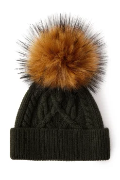 Online Cortina Bobble Hat (Fern Green) Women Hats & Headbands|Hats & Headbands
