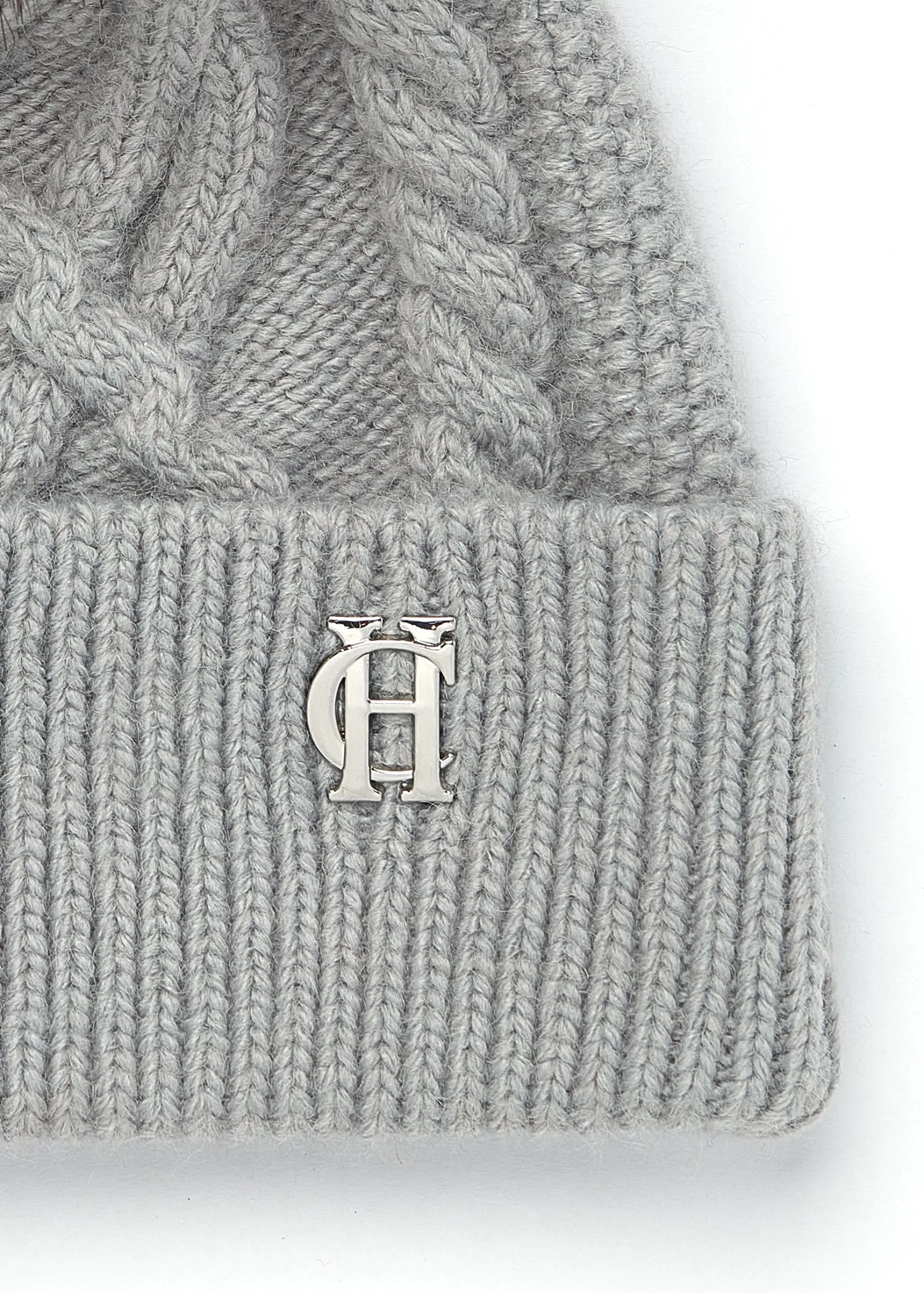 New Cortina Bobble Hat (Soft Grey) Women Hats & Headbands|Hats & Headbands