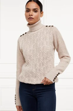 New Cotswold Roll Neck Knit Women Knitwear