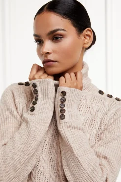 New Cotswold Roll Neck Knit Women Knitwear
