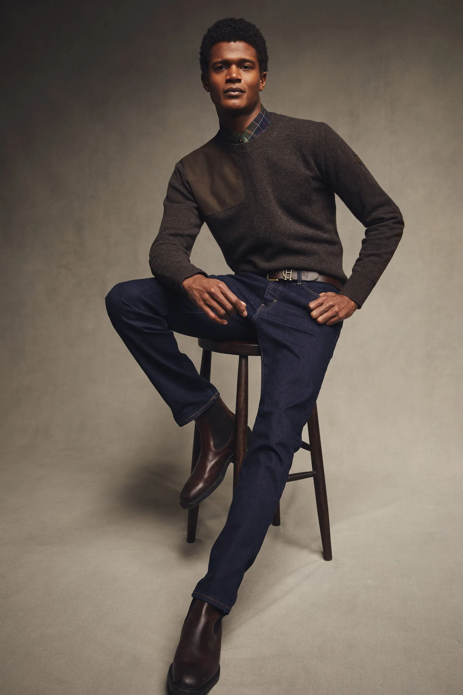 New Country Crew Neck Knit Knitwear