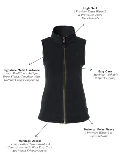 Online Country Fleece Gilet Women Gilets|Fleeces