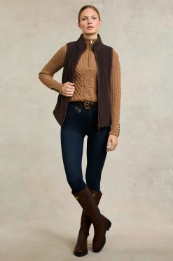 Fashion Country Fleece Gilet Women Gilets|Fleeces