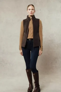 Fashion Country Fleece Gilet Women Gilets|Fleeces