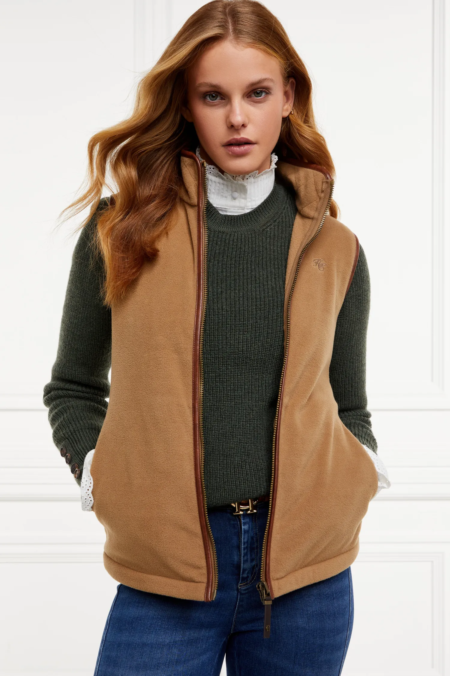 Online Country Fleece Gilet Women Fleeces|Fleeces