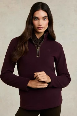 Clearance Country Fleece Quarter Zip Women Fleeces|Fleeces