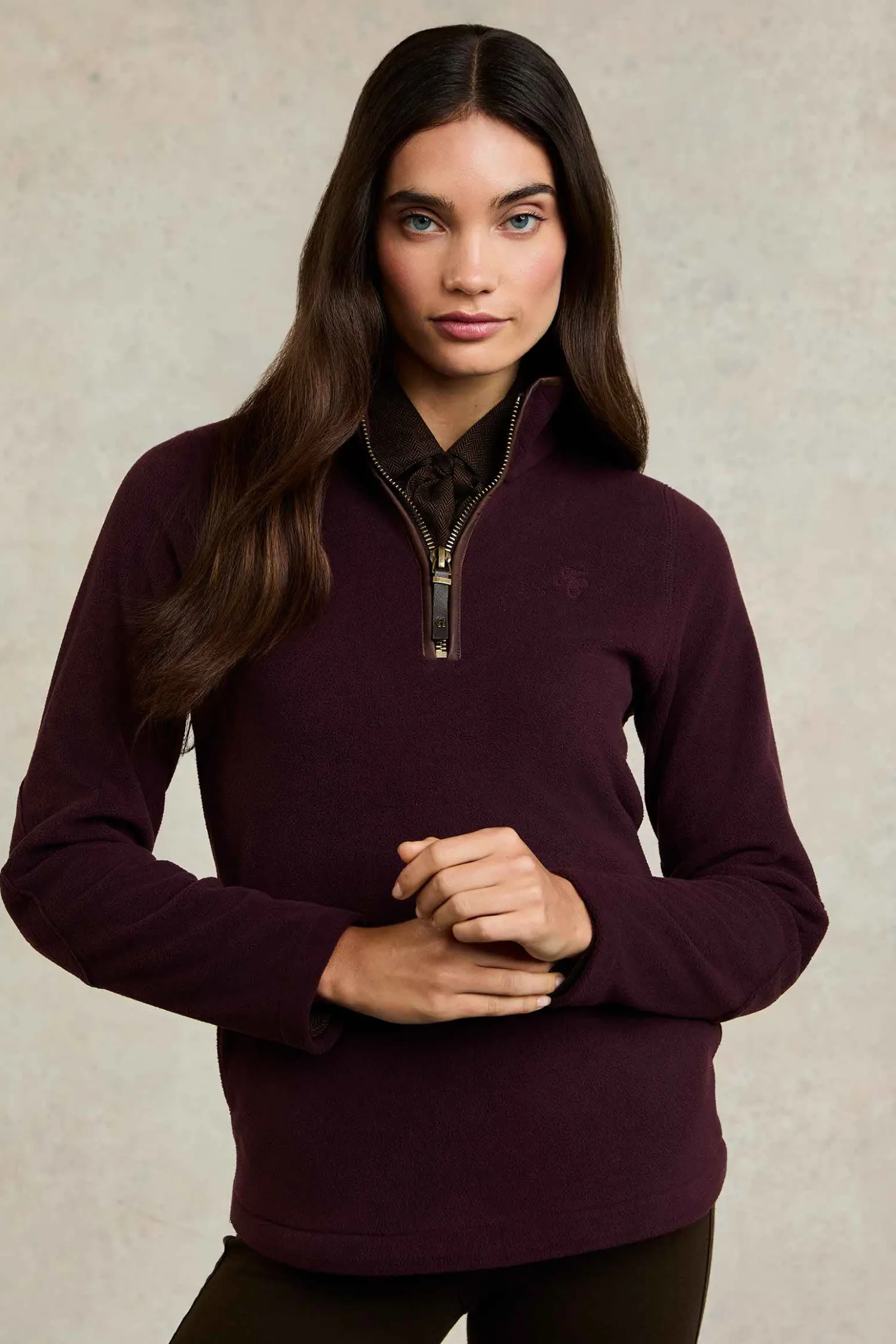 Clearance Country Fleece Quarter Zip Women Fleeces|Fleeces