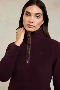 Clearance Country Fleece Quarter Zip Women Fleeces|Fleeces