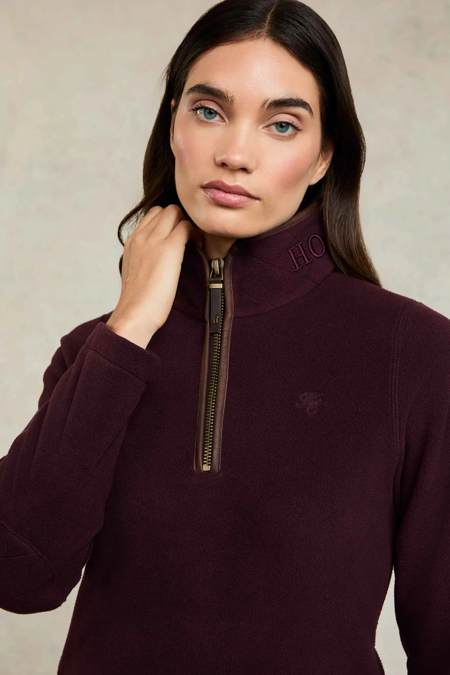 Clearance Country Fleece Quarter Zip Women Fleeces|Fleeces
