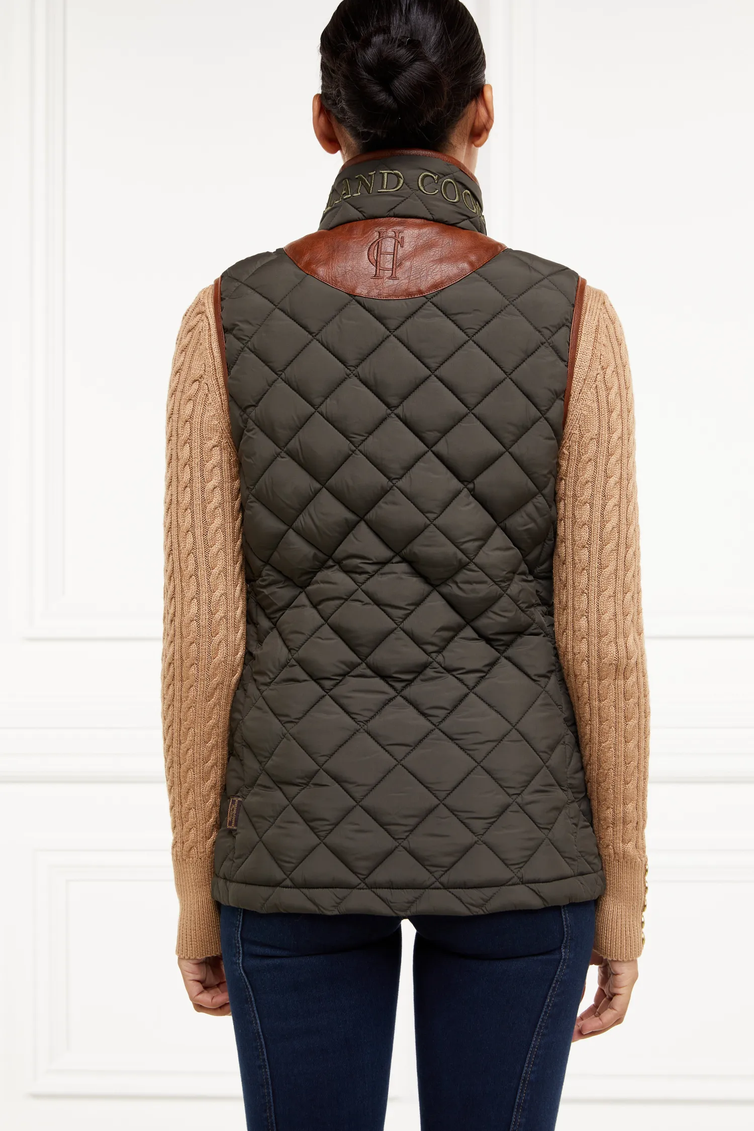 Discount Country Quilted Gilet (Heritage Khaki) Women Gilets