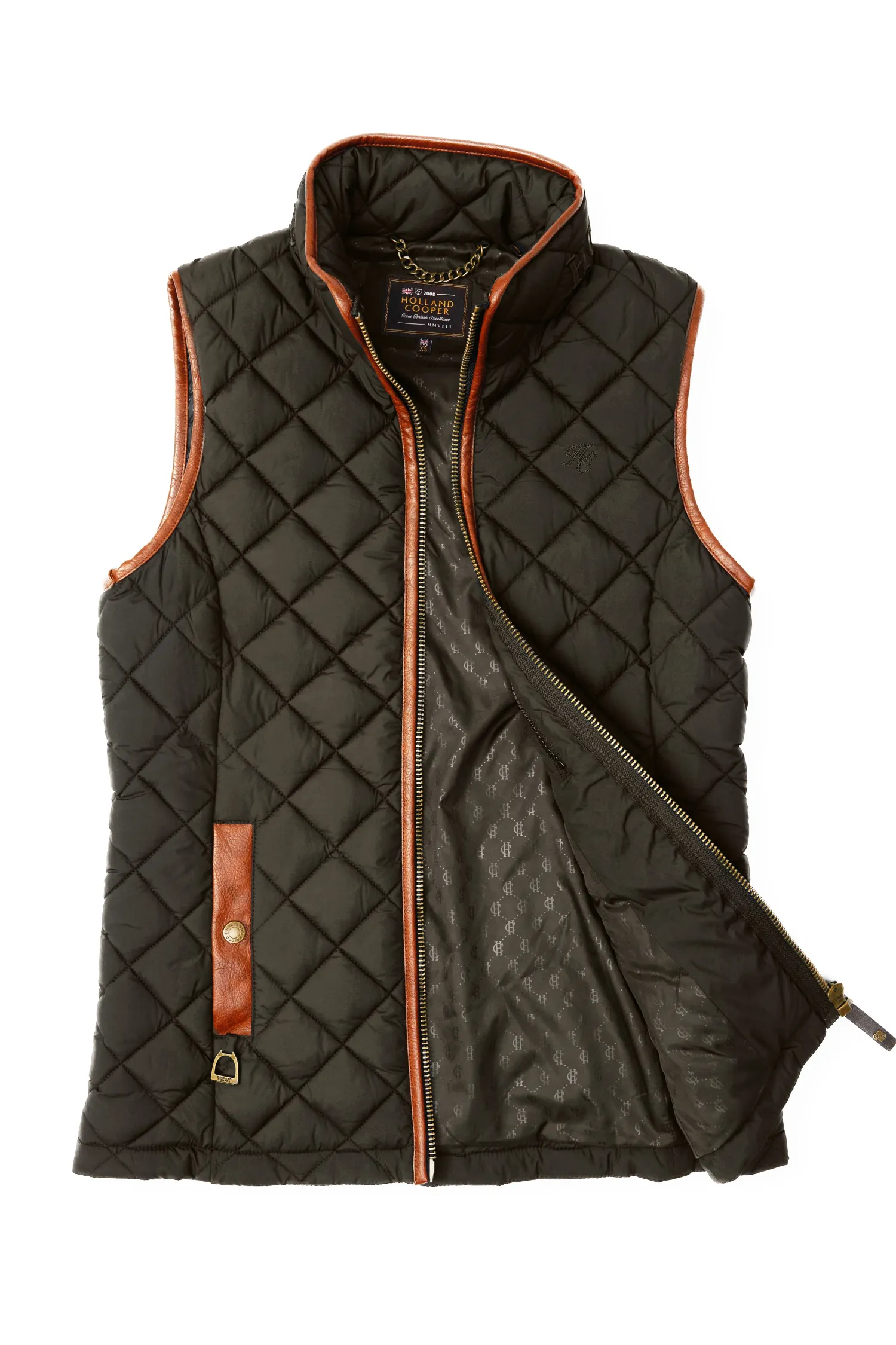 Discount Country Quilted Gilet (Heritage Khaki) Women Gilets