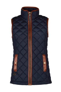Hot Country Quilted Gilet (Ink Navy) Women Gilets