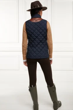 Hot Country Quilted Gilet (Ink Navy) Women Gilets