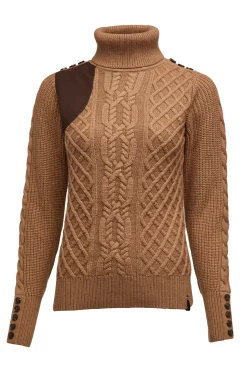 Fashion Country Roll Neck Knit Women Knitwear