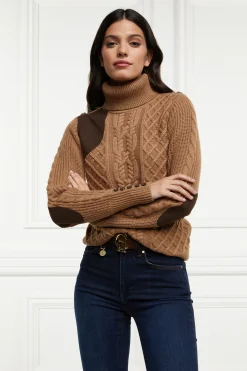 Fashion Country Roll Neck Knit Women Knitwear