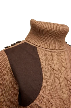Fashion Country Roll Neck Knit Women Knitwear