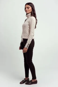 Online Country Roll Neck Knit Women Knitwear