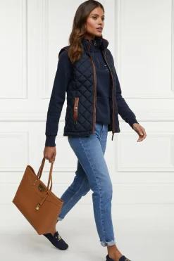 Hot Crest Zip Henley (Ink Navy) Women Hoodies & Sweatshirts|Sweatshirts