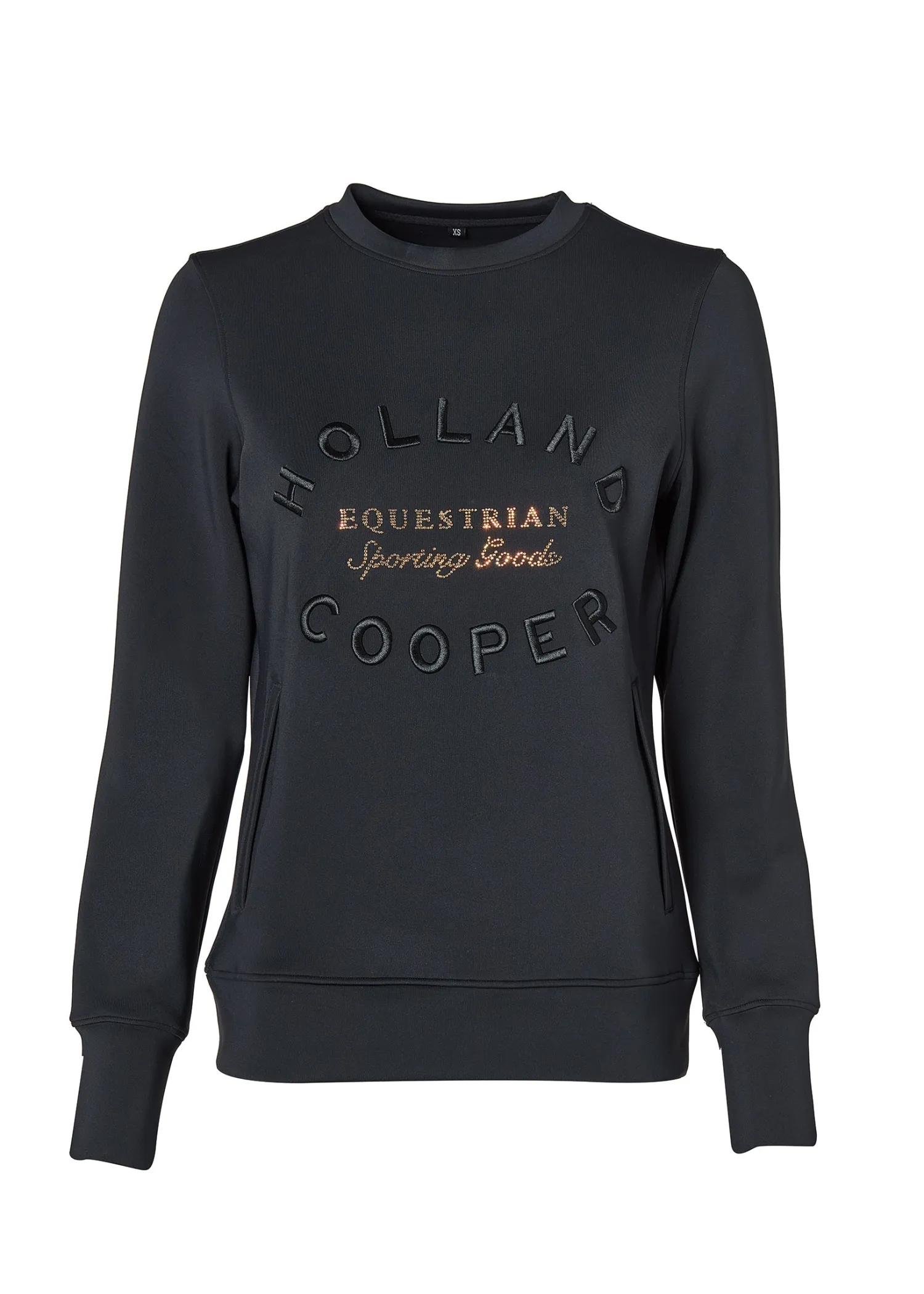 Hot Crystal Crew Neck Sweat Hoodies & Sweatshirts
