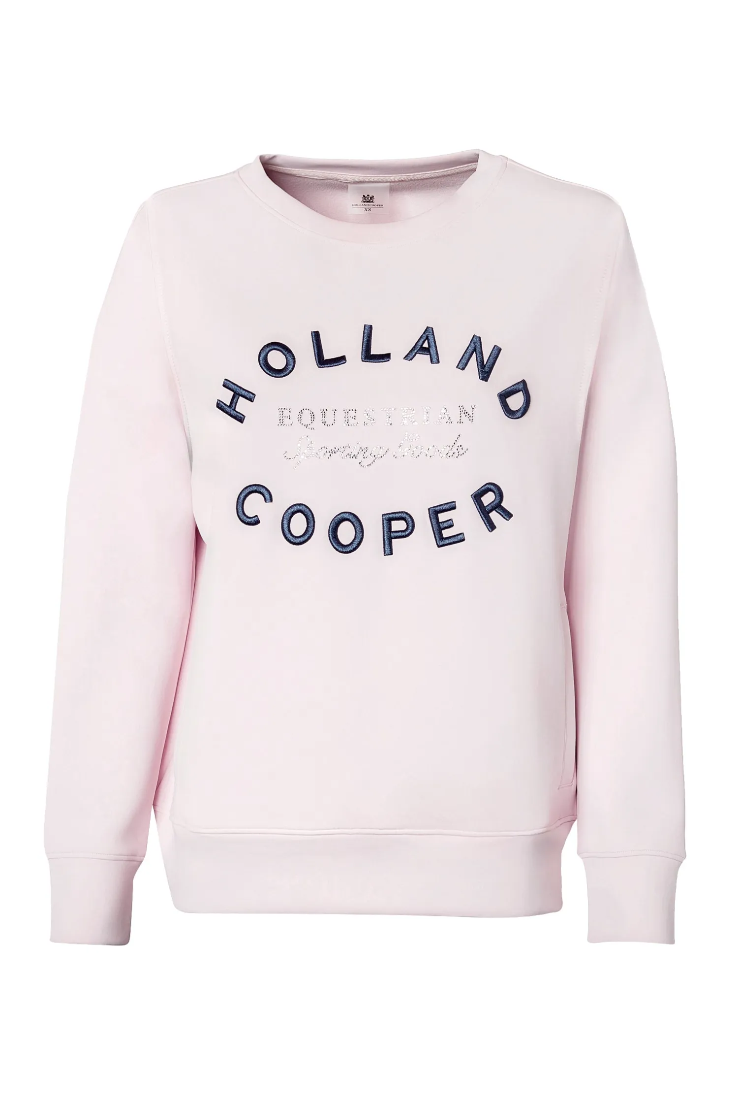 Clearance Crystal Crew Neck Sweat Hoodies & Sweatshirts