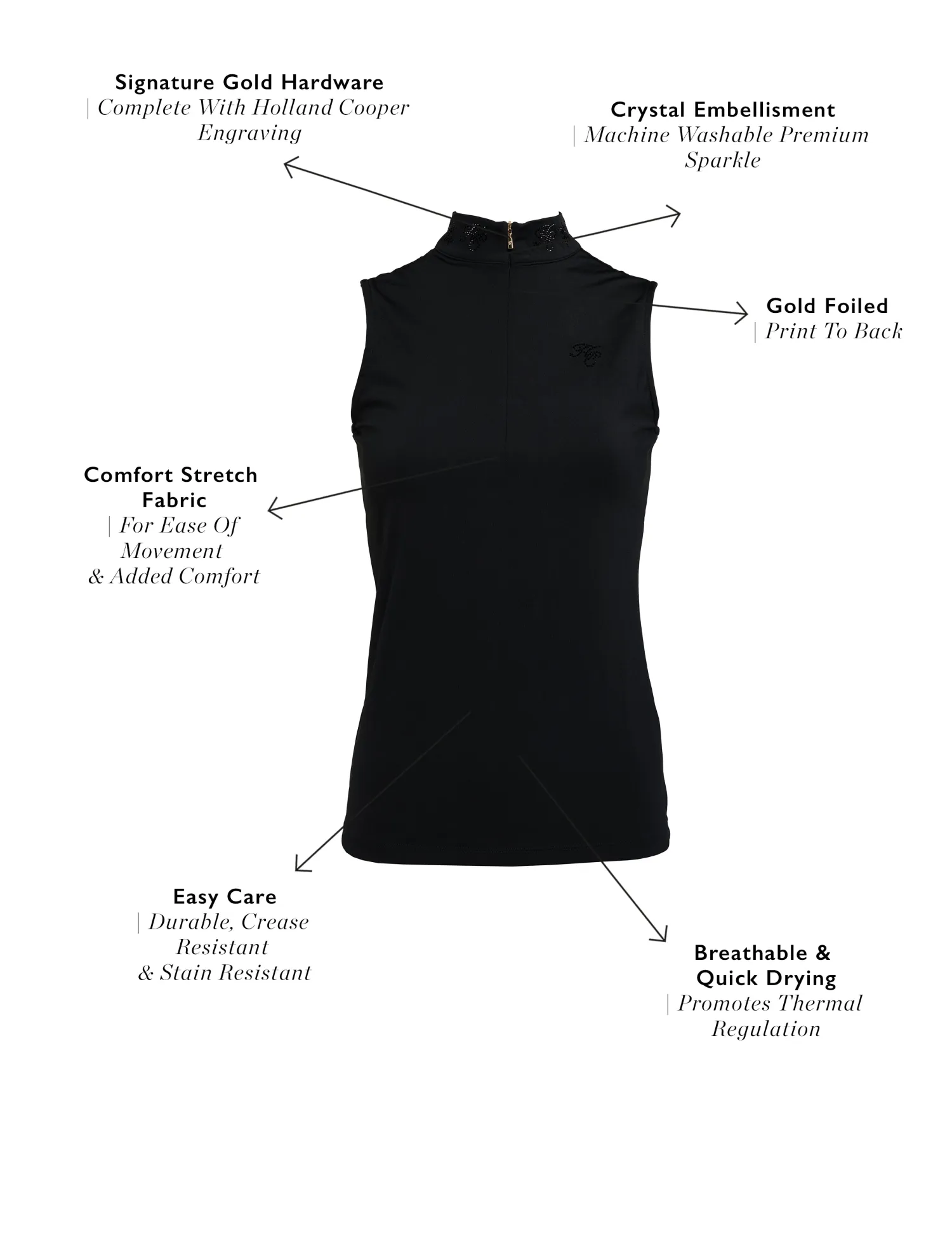 Sale Crystal Sleeveless Base Layer Base Layers