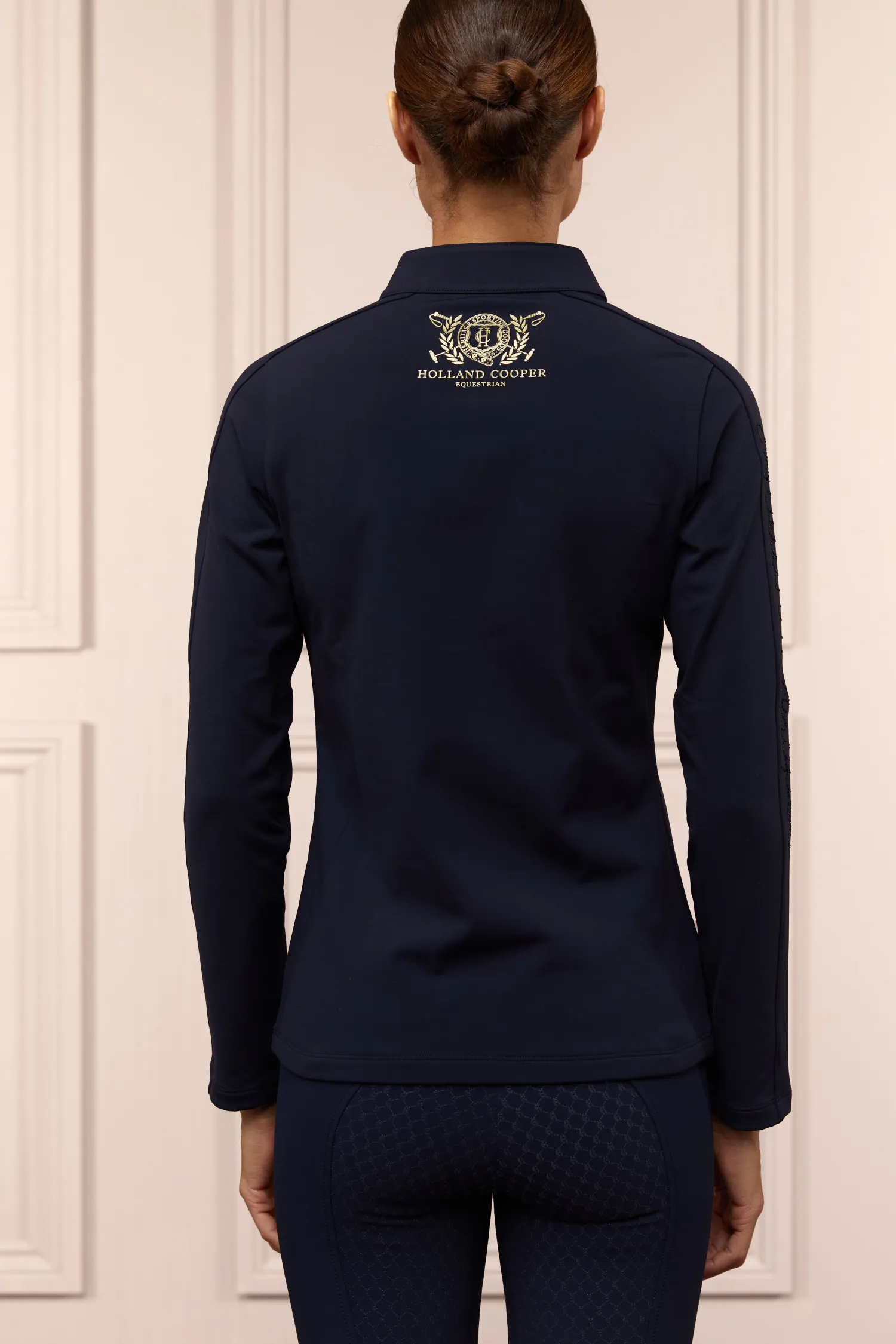 Clearance Crystal Zip Jacket (Ink Navy) Jackets
