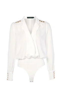 Online Cupro Shirt Bodysuit Women Bodysuits|Shirts & Blouses