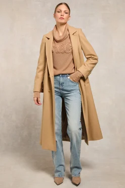 Fashion Daisy Roll Neck Knit Women Knitwear
