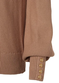 Fashion Daisy Roll Neck Knit Women Knitwear
