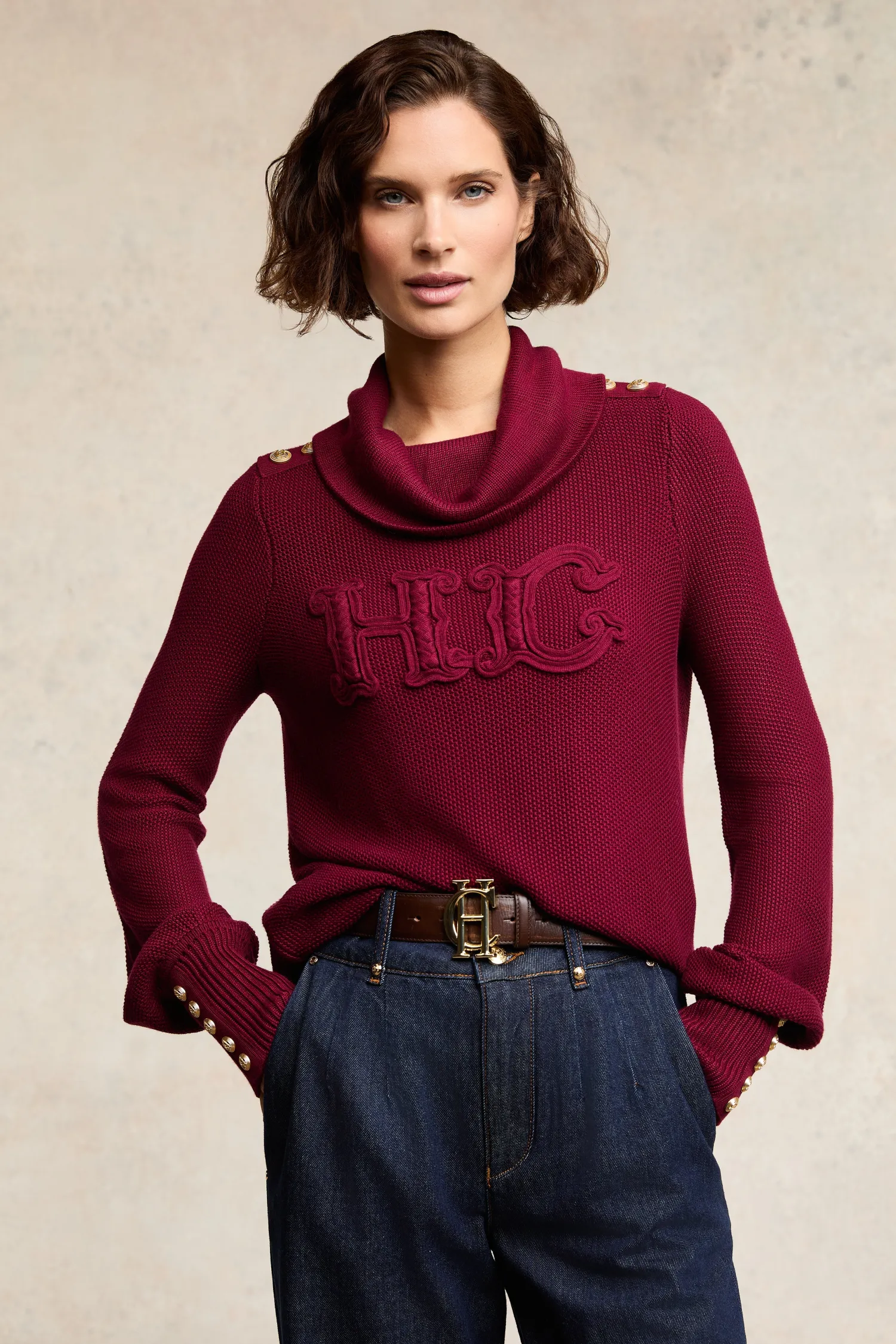 Best Daisy Roll Neck Knit Women Knitwear