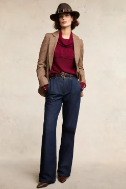 Best Daisy Roll Neck Knit Women Knitwear