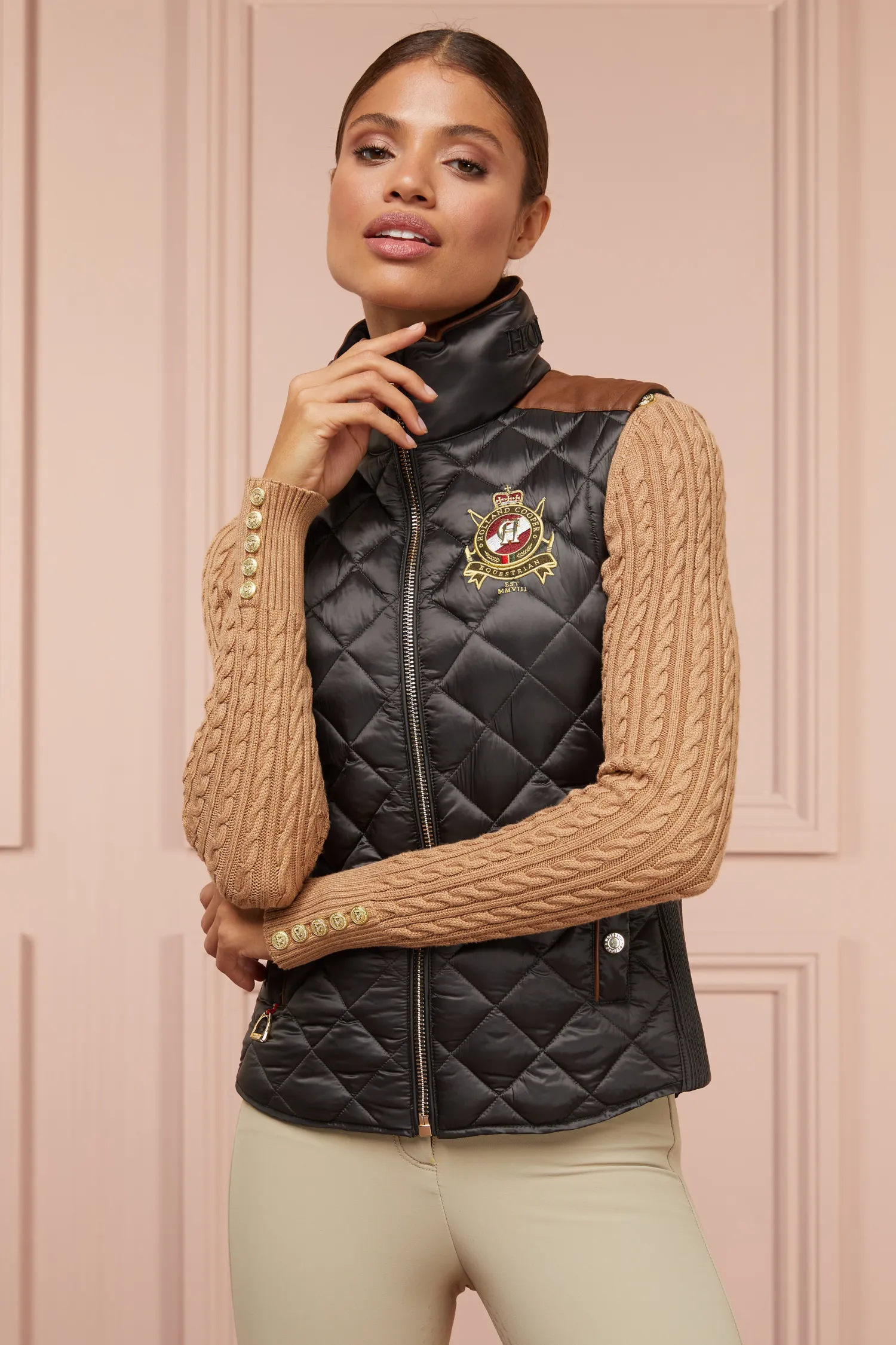 Best Diamond Quilt Classic Gilet Women Gilets|Gilets