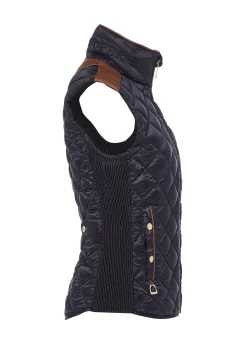 Sale Diamond Quilt Classic Gilet (Ink Navy) Women Gilets|Gilets