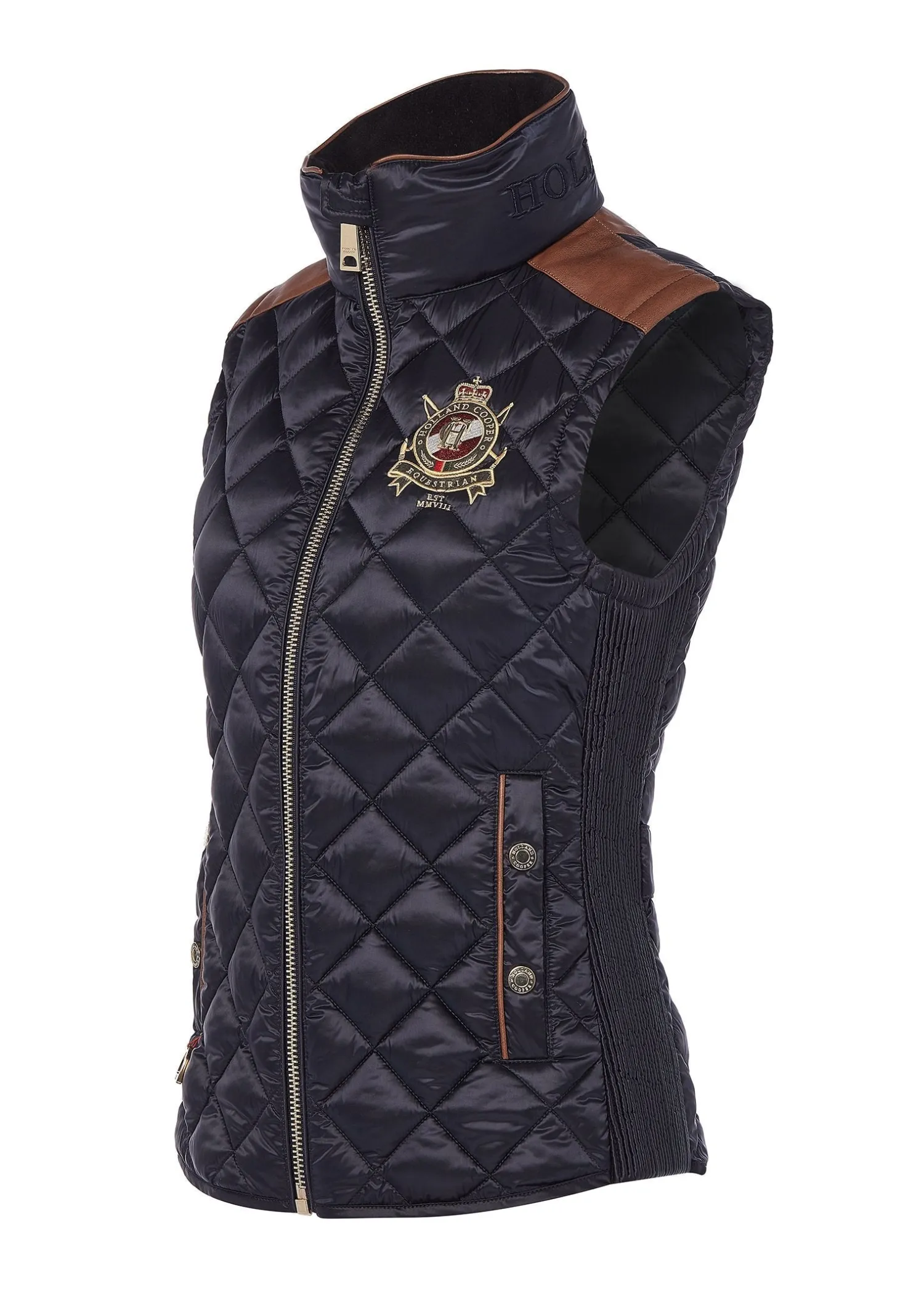 Sale Diamond Quilt Classic Gilet (Ink Navy) Women Gilets|Gilets