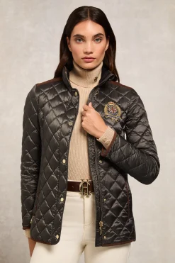 Hot Diamond Quilt Classic Jacket Women Jackets