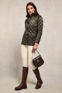 Hot Diamond Quilt Classic Jacket Women Jackets