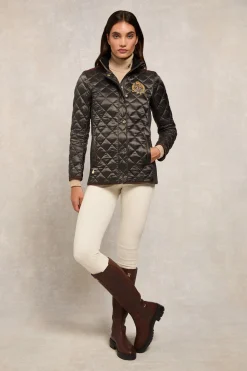Hot Diamond Quilt Classic Jacket Women Jackets