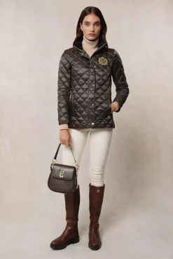 Hot Diamond Quilt Classic Jacket Women Jackets