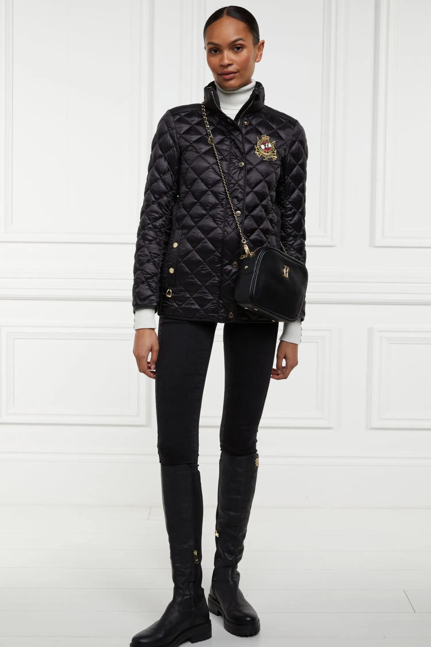 Discount Diamond Quilt Classic Jacket Women Jackets