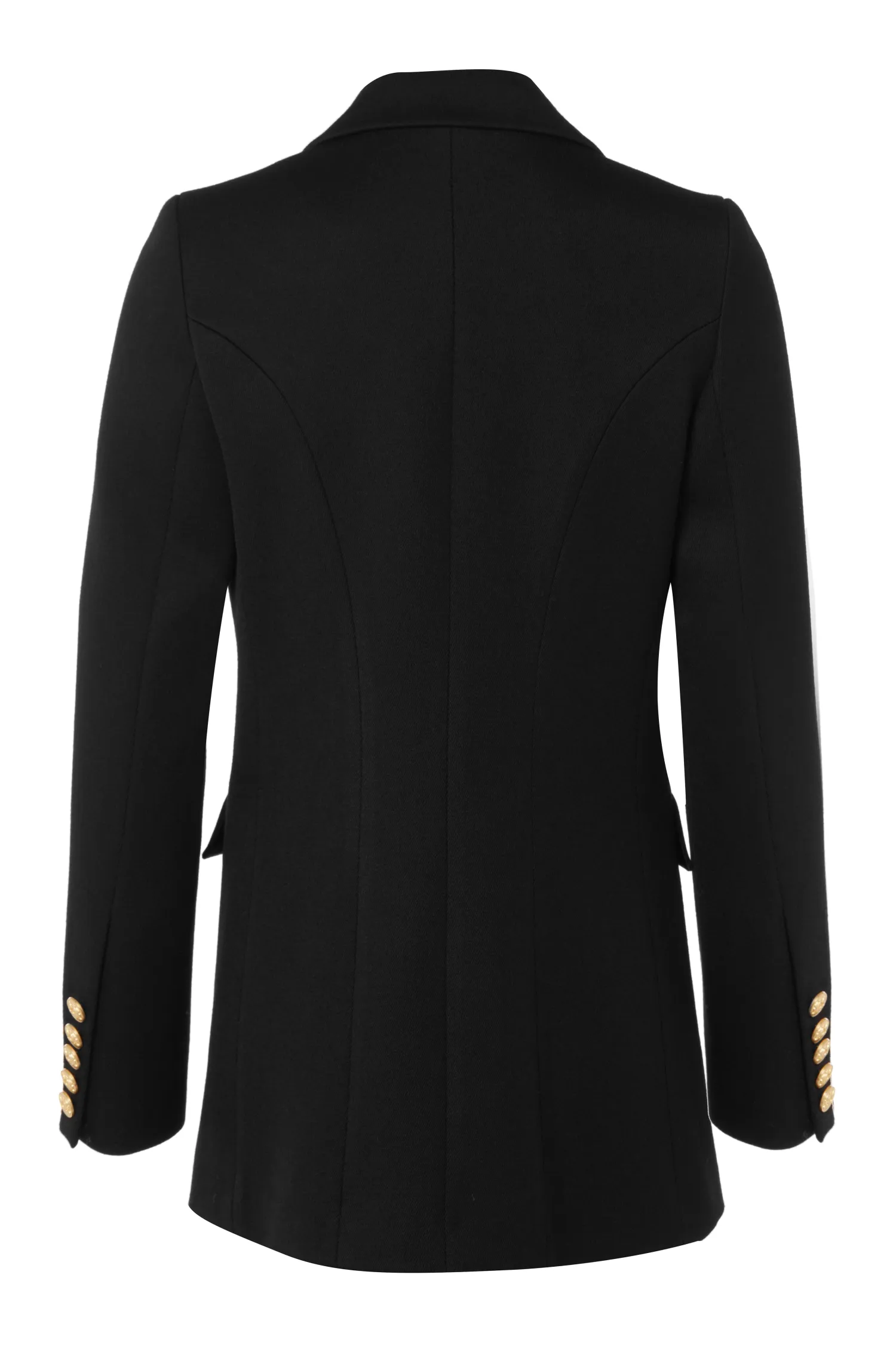 Sale Double Breasted Blazer (Black Twill) Women Blazers|Tailoring