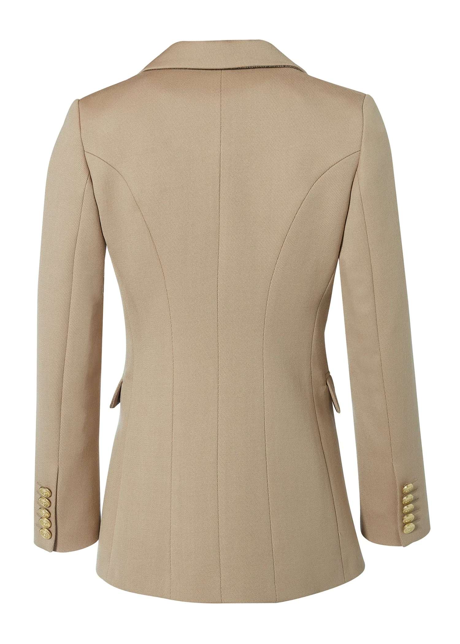 Online Double Breasted Blazer (Camel Twill) Women Blazers|Tailoring