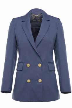 Outlet Double Breasted Blazer Women Blazers|Tailoring