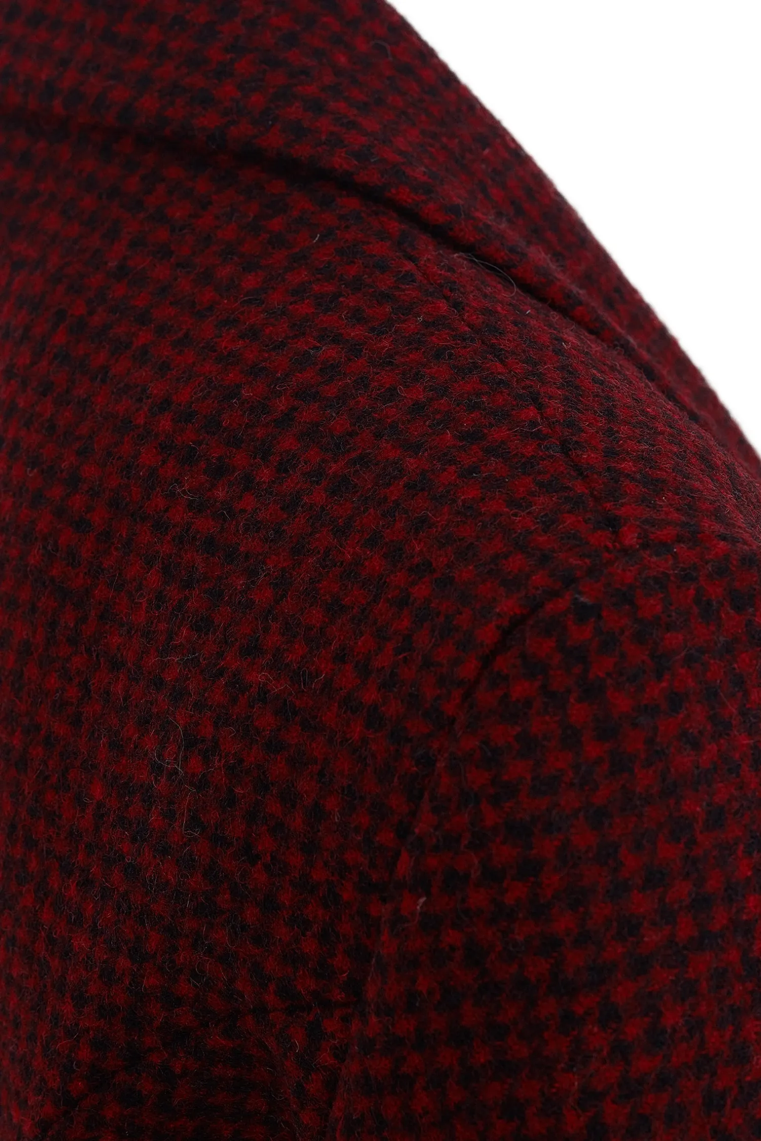 Sale Double Breasted Blazer (Deep Red Houndstooth) Women Blazers|Tailoring
