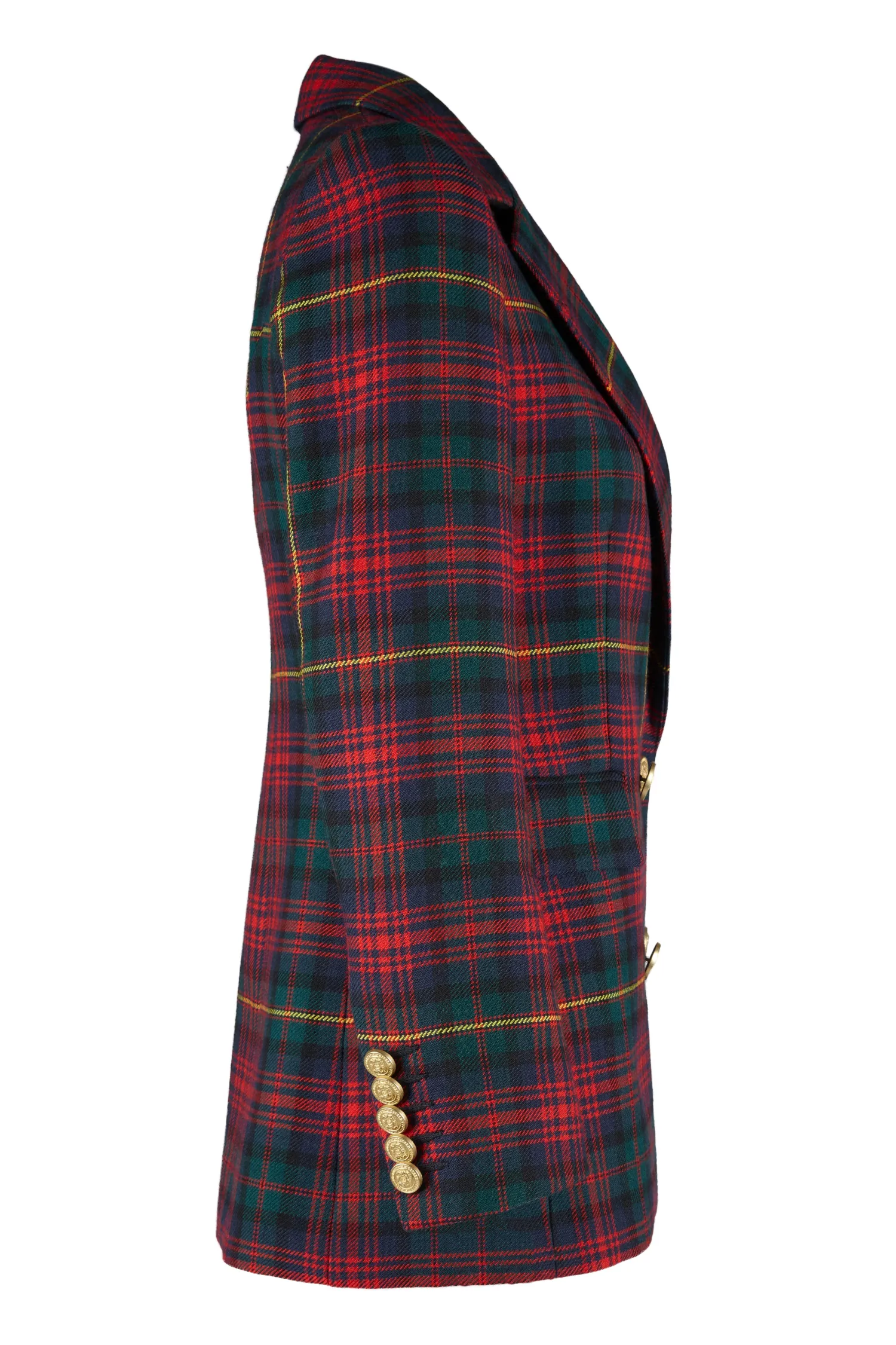 Online Double Breasted Blazer (Logan Tartan) Women Blazers|Tailoring